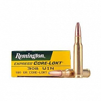Патрон нарезной REM калибр 308 Win Express Core-Lokt PSP (150g) (в коробке 20 штук)
