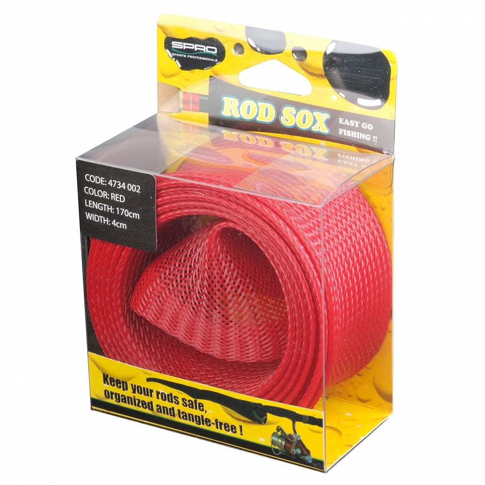 Сумка рыболовная SPRO "ROD SOX Red" 170cm x 4cm 6x1 St. (6шт.) (004734-00002). Фото №1