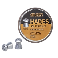 Пуля пневматическая "JSB Diabolo Hades", калибр 5,5мм, 1,03гр., 15,89gr (500 шт) 