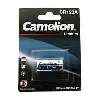 Батарейка Camelion  CR123A BL-1 (CR123A-BP1, фото,3В)
