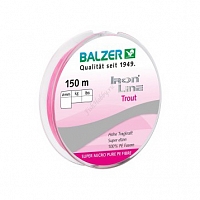 Шнур BALZER Iron Line 8Х Trout Pink 0,06 мм 150 м 12649 006