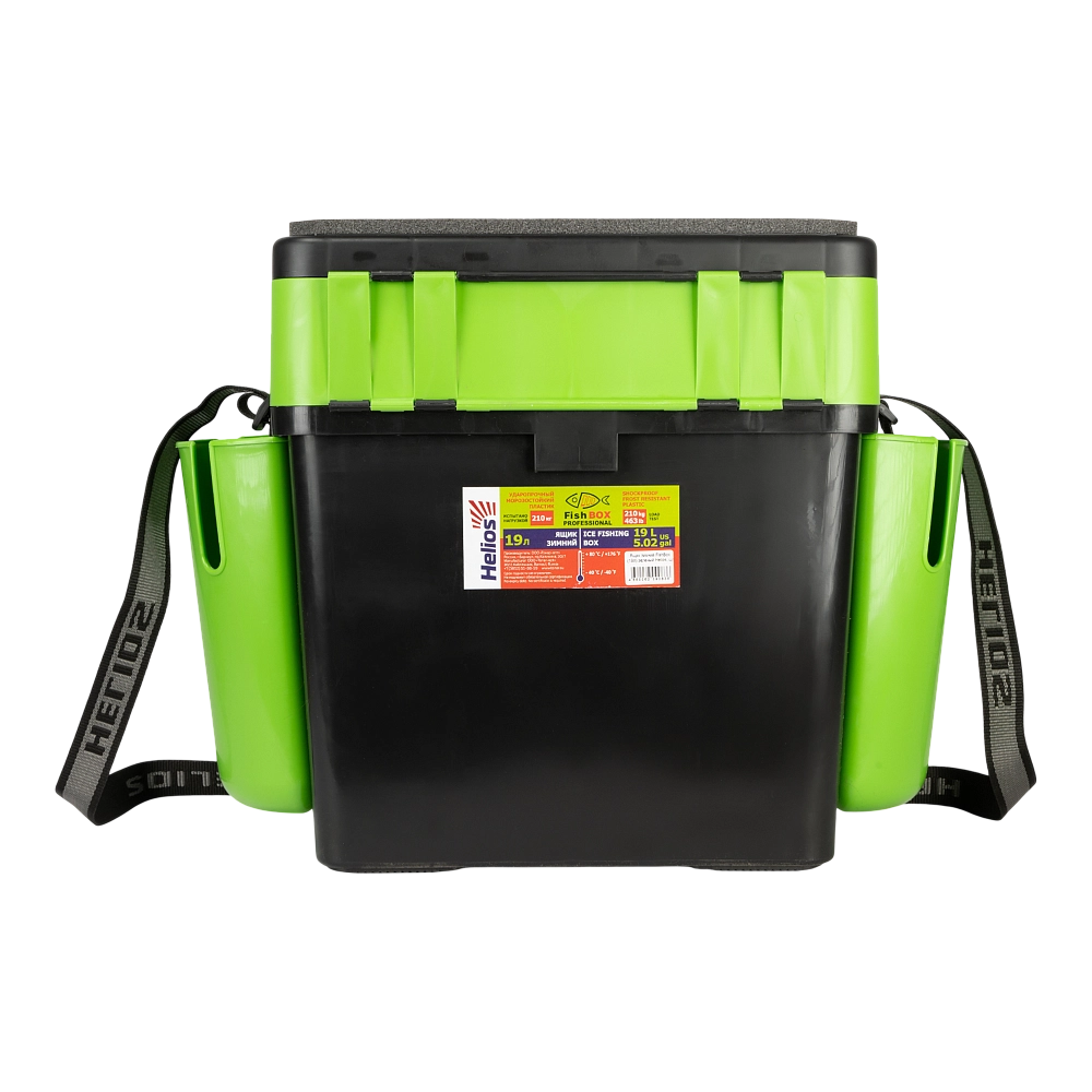 Ящик зимний "FishBox" односекционный (19л) зеленый Helios. Фото №2 Ящик зимний "FishBox" односекционный (19л) зеленый Helios. Фото №2