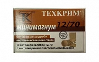 Патрон Техкрим 12/70 Минимагнум № 3 (в упаковке 10 шт) (в коробке 240 шт.)
