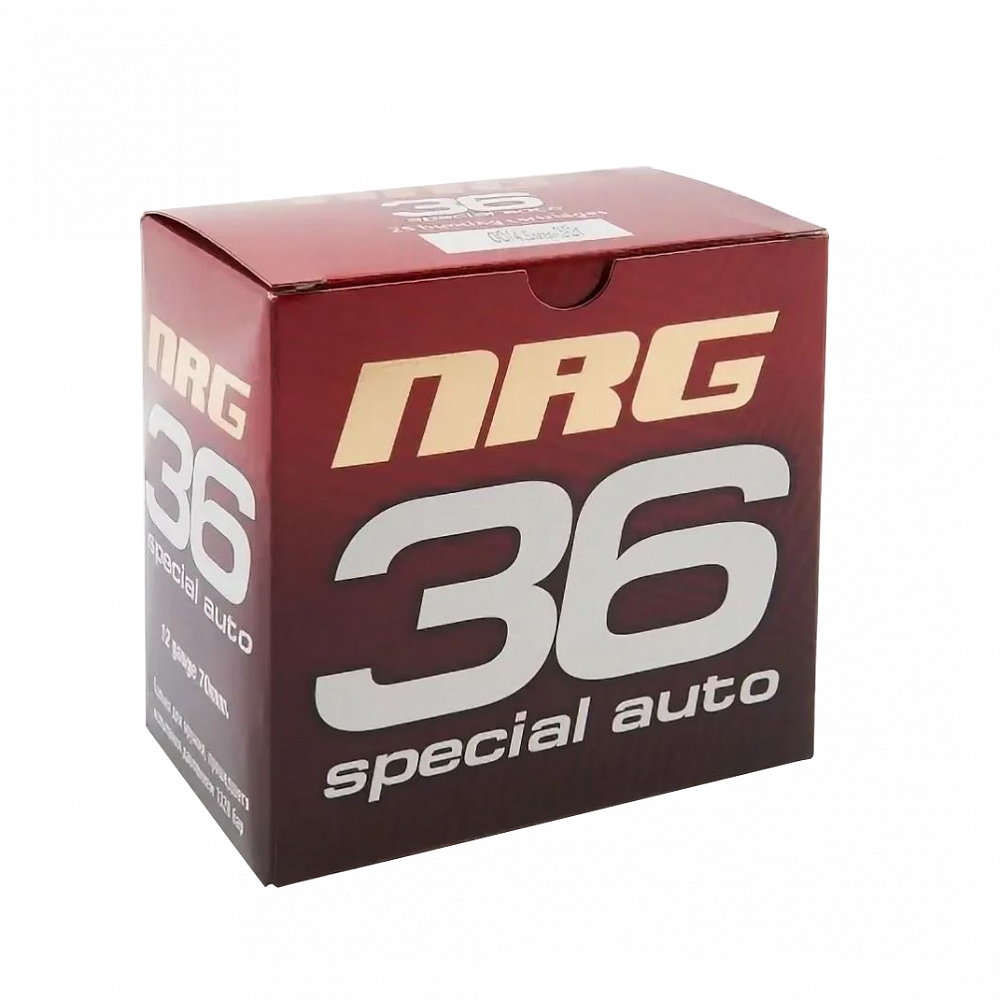 Патрон АЗОТ 12/70 NRG Auto 36г, №3 (в пачке 25 шт) (в коробке 250 шт.). Фото №2
