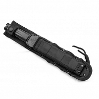 Нож Delta D2 bt (Черный, черная рукоять, черные ножны)