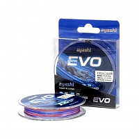 Плетеный шнур Ayashi EVO-X8 (multi) d-0,171mm