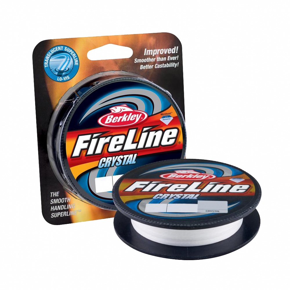 Плетеный шнур BERKLEY FLFS10-CY 10LB 125YD CRYSTAL. Фото №2