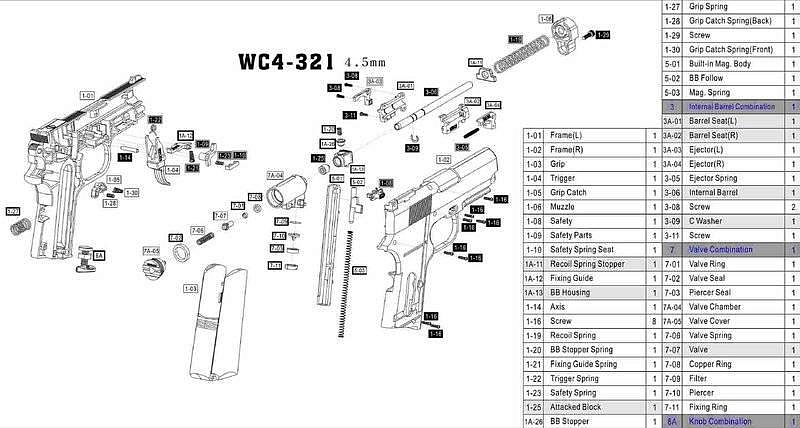 Казенная часть в сборе к Borner 321 Win Gun (1А-13,1-20,1А-26). Фото №2