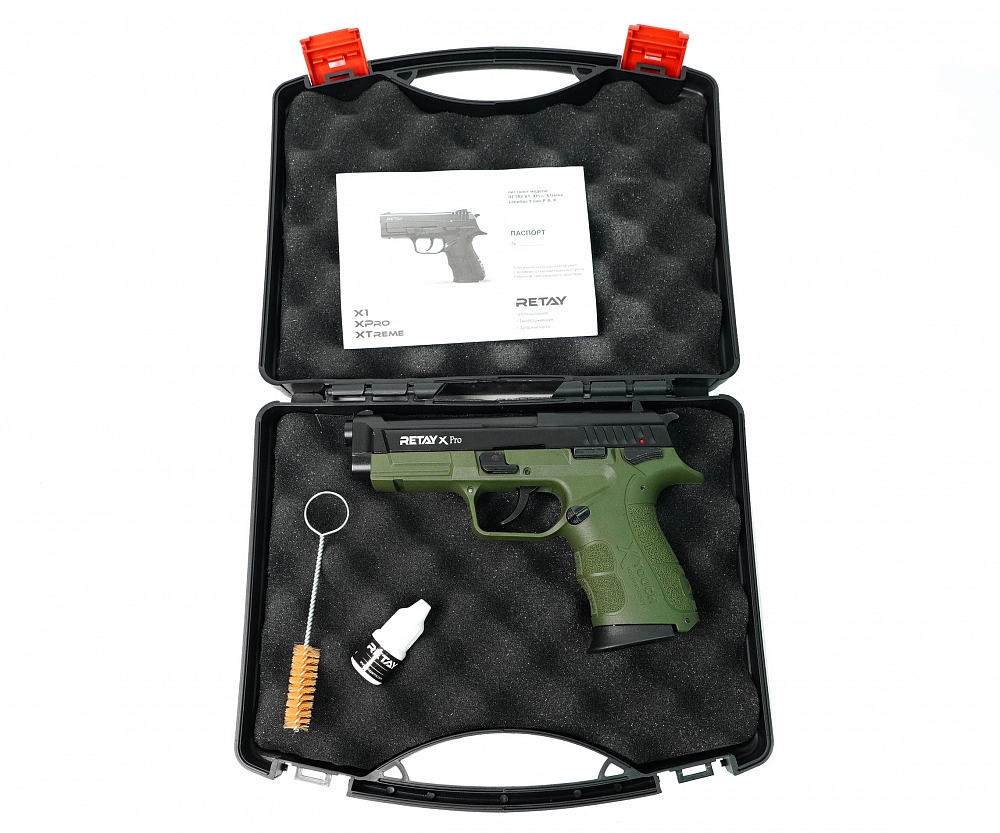 Пистолет охолощенный RETAY XPRO, Green, калибр 9mm. P.A.K. Фото №6 Пистолет охолощенный RETAY XPRO, Green, калибр 9mm. P.A.K. Фото №6