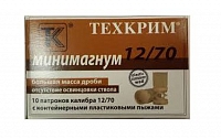 Патрон Техкрим 12/70 Минимагнум № 1 (в упаковке 10 шт) (в коробке 240 шт.)