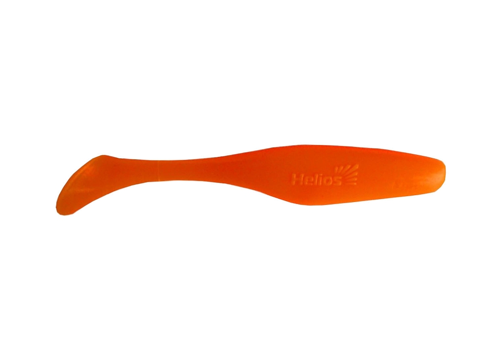 Виброхвост Helios Vigor 3,75"/9.5 см Orange 7шт. (HS-6-024). Фото №1