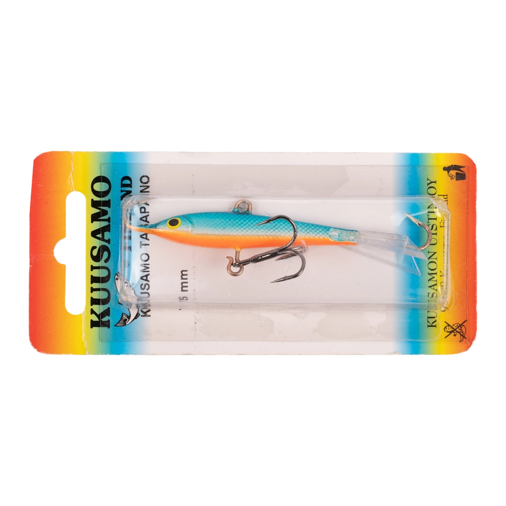 Балансир Kuusamo Tasapaino 75мм, 18гр, цвет (BLU/S/FO) с тройником. Фото №2 Балансир Kuusamo Tasapaino 75мм, 18гр, цвет (BLU/S/FO) с тройником. Фото №2