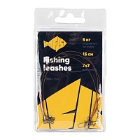 Поводок металлический MAᗥFISH 7х7 нитей 15см, 5кг (3шт. упак)