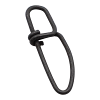 Застёжка Caiman 216028 Black mat #00 (10шт.упак)