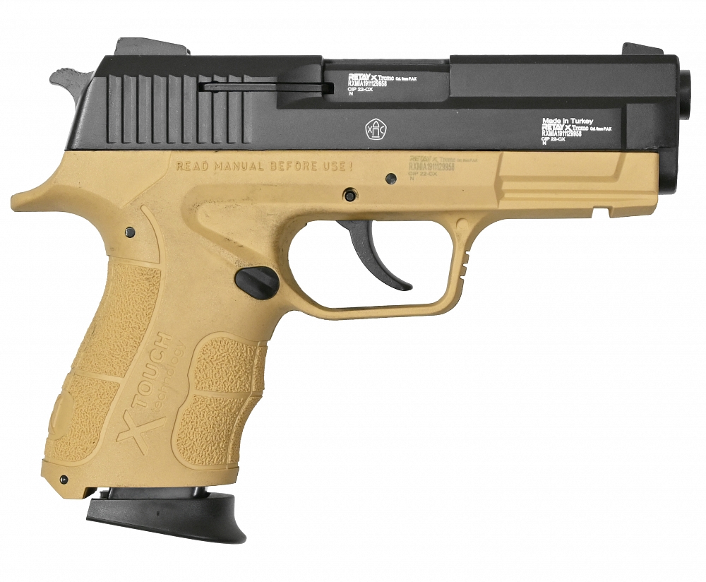 Пистолет охолощенный RETAY XTREME, Yellow, калибр 9mm. P.A.K. Фото №3 Пистолет охолощенный RETAY XTREME, Yellow, калибр 9mm. P.A.K. Фото №3