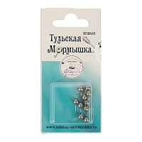 Мормышка вольфрамовая Дробинка d5,0 вес 1,18гр, цвет (металл), упак. 10шт