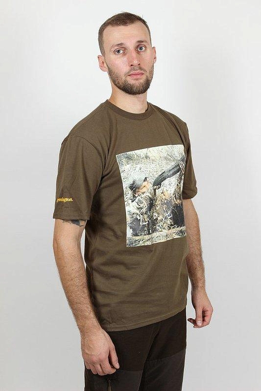 Джемпер (футболка, хлопок) с коротким рукавом Remington.. Фото №2