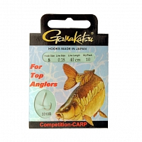 Крючок GAMAKATSU BKS-3310B Carp 40см Comp №8 d поводка 018 (10шт.) (140205-00800)