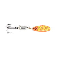 Блесна вращающаяся Blue Fox Vibrax Hot Pepper №6, 18гр, цвет (FRY) красный/желтый
