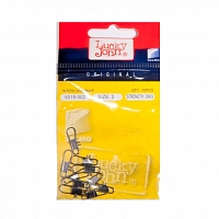 Застежка Lucky John Black Interlock Snap №002