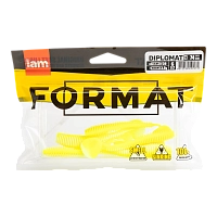 Силиконовая приманка FORMAT DIPLOMAT 74mm, цвет F30 (6шт.упак)