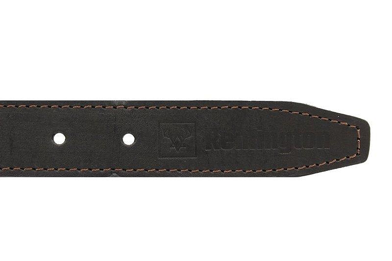 Ремень поясной Remington 100 см 35 мм (черный) натуральная кожа. Фото №2
