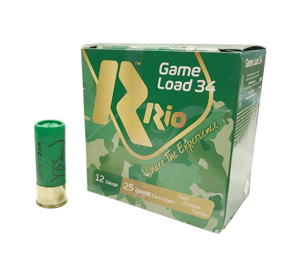  Патрон RIO GAME LOAD 12/70 №5 34 гр (25 шт.) (коробка 250 шт.). Фото №2