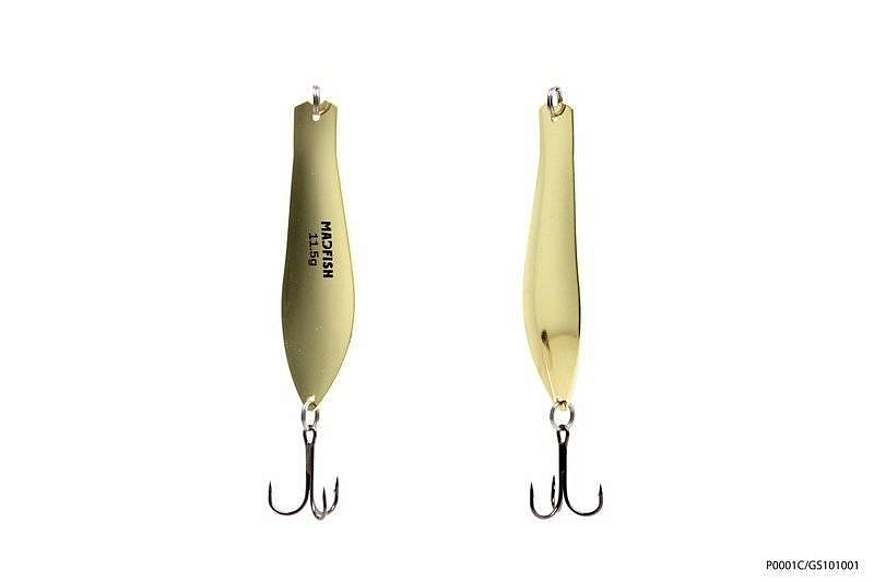 Блесна колеблющаяся MADFISH Professor 11,5г, цвет GS101001. Фото №1