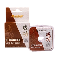 Леска Nisus Forward Carp & Feeder brown 0,370mm/100m Nylon (N-FCF-0370-100)