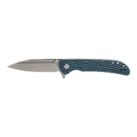 Нож складной Kranch BLB-125, клинок AUS8, рукоять G10 blue and black