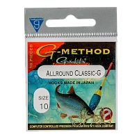 Крючок Gamakatsu G-Method Allround Hooks Gold №10