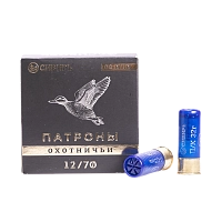 Патрон СИБИРЬ PREMIUM 12/70 охотничий дробовой 32г №0 (пачка 25 шт) (в коробке 250шт)