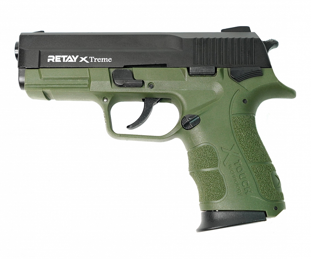 Пистолет охолощенный RETAY XTREME, Green, калибр 9mm. P.A.K. Фото №2 Пистолет охолощенный RETAY XTREME, Green, калибр 9mm. P.A.K. Фото №2