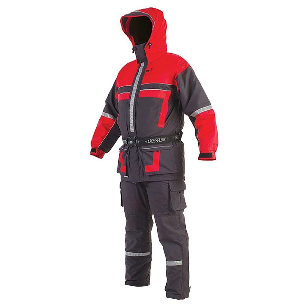 Комбинезон-поплавок серо-красный SEAFOX CROSSFOLW SEMI 1pc/XL Китай. Фото №1