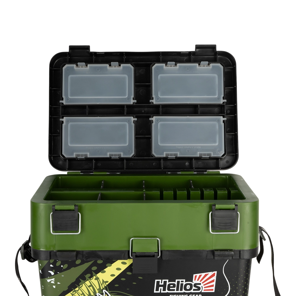 Ящик рыболовный зимний Zander, хаки (HS-IML-19-H) Helios. Фото №4 Ящик рыболовный зимний Zander, хаки (HS-IML-19-H) Helios. Фото №4