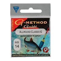 Крючок Gamakatsu G-Method Allround Hooks Gold №14