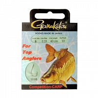 Крючок GAMAKATSU BKS-3310B Carp 40см Comp №12 d поводка 014 (10шт.) (140205-01200)