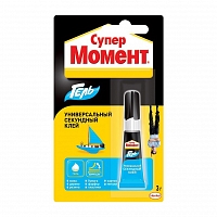 Клей секудный "Супер Момент Гель" 3г