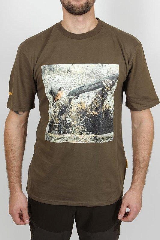 Джемпер (футболка, хлопок) с коротким рукавом Remington.. Фото №3