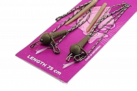 Монтаж Nautilus Running Rig-Liquid Wire & Quick Change Swivel 75см Snake Green