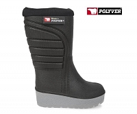 Сапоги POLYVER с мехом черные детские