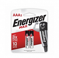 Батарейка Energizer MAX E92 BP2 AAА Мизинчиковая