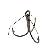 Крючок-тройник незацепляйка Weedless R-Treble BN №1 L-27mm W-25mm Kosadaka (уп.25шт.)
