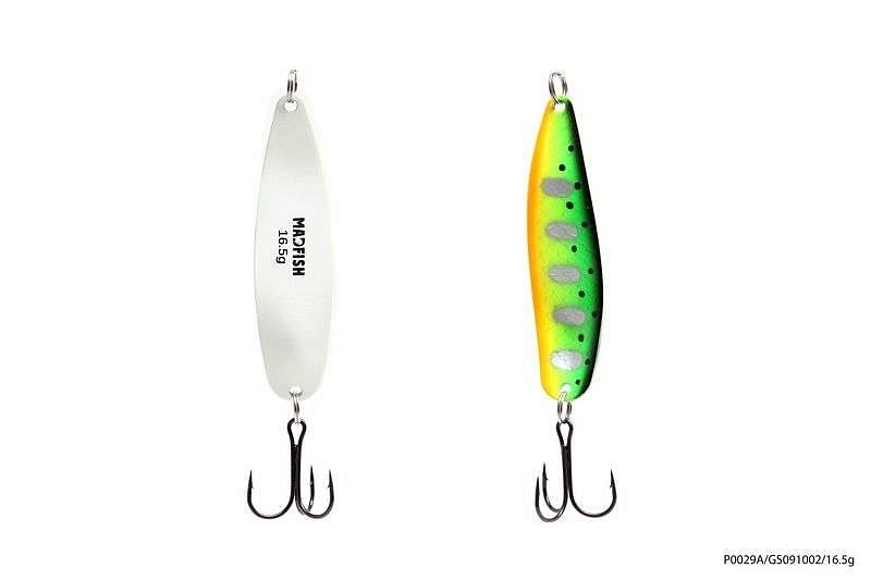 Блесна колеблющаяся MADFISH Pike perch 16,5г, цвет GS091002. Фото №1