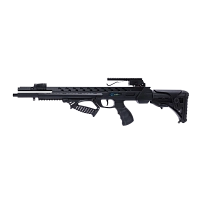 Арбалет блочный Mun Kung XB56, black, 4 стрелы, воск, прицел 4х32, ремень, кивер, натяжитель