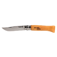 Нож "Opinel" virobloc n 9, углеродистая сталь, бук