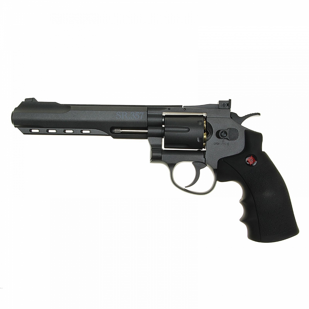 Револьвер пневматический Crosman SR357 Black, калибр 4,5мм. Фото №2