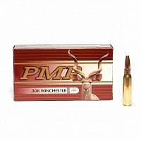 Патрон нарезной РМР калибр 308 WIN SP 10,89 гр. 168 grn. (в пачке 20 шт.)