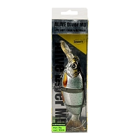 Воблер IZUMI 5 section white fich 145 MD (SUSPENDING) вес 53г, заглубление (1,8м-2,1м), цвет 01