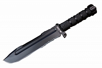 Нож Survivalist-Z AUS8 GT (Черный, серрейтор)